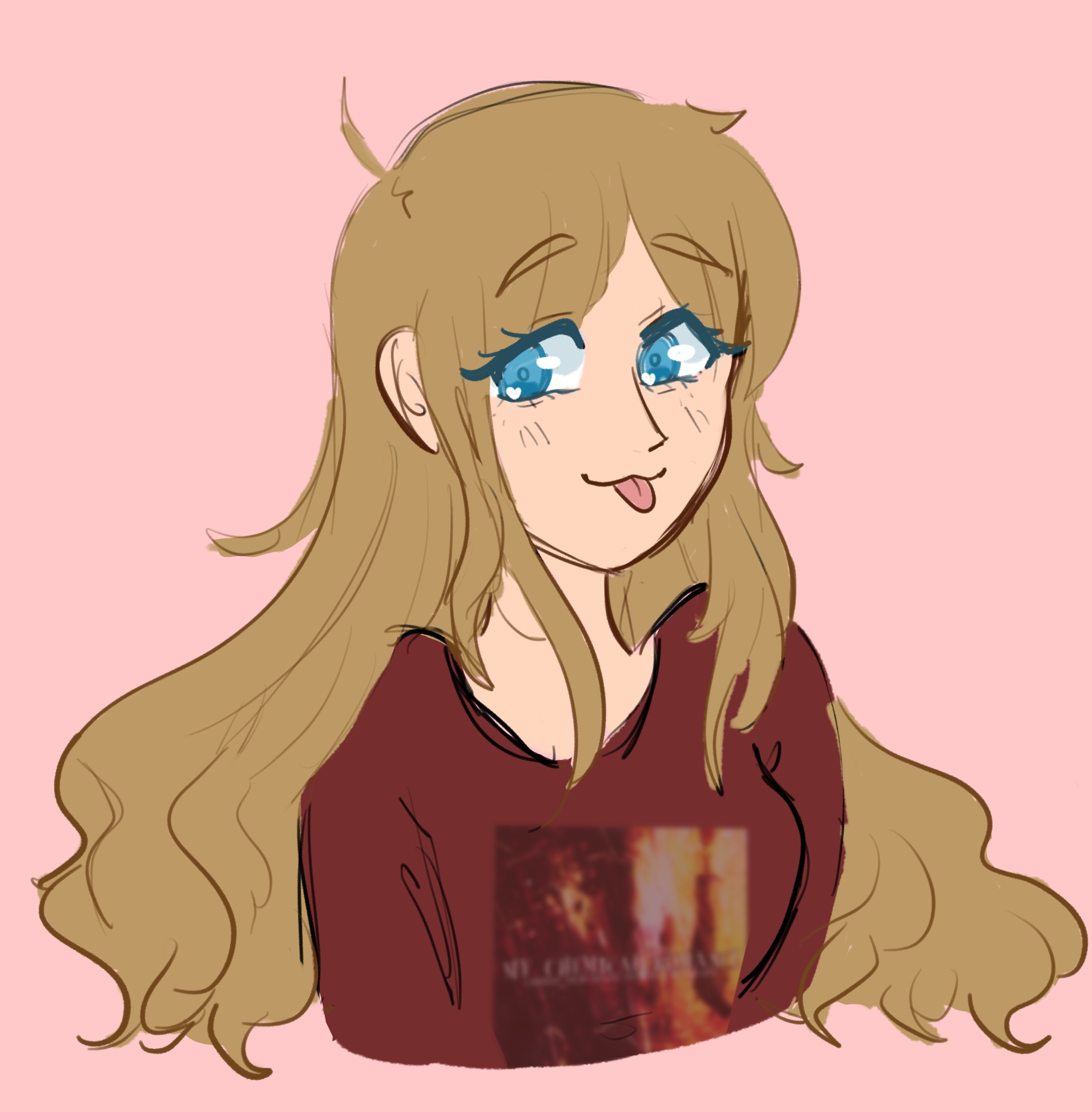 Self-portrait artwork of Guusagi in real life.